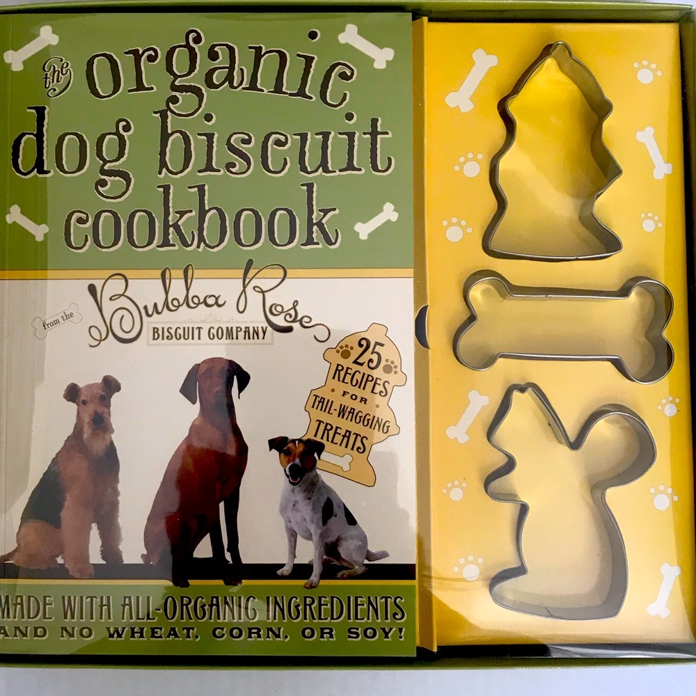 New organic dog biscuit cook book
